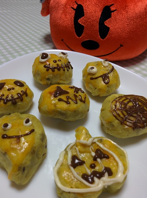 ハロウィン!スイートポテトデコ