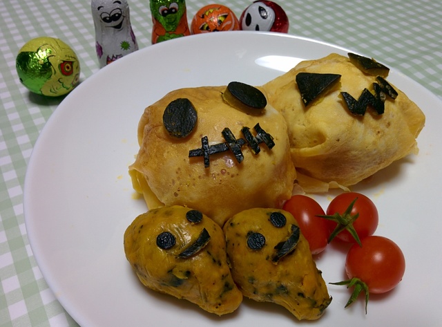 ハロウィンオムライス