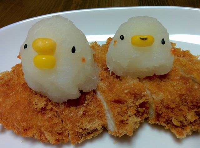 大根おろしアート