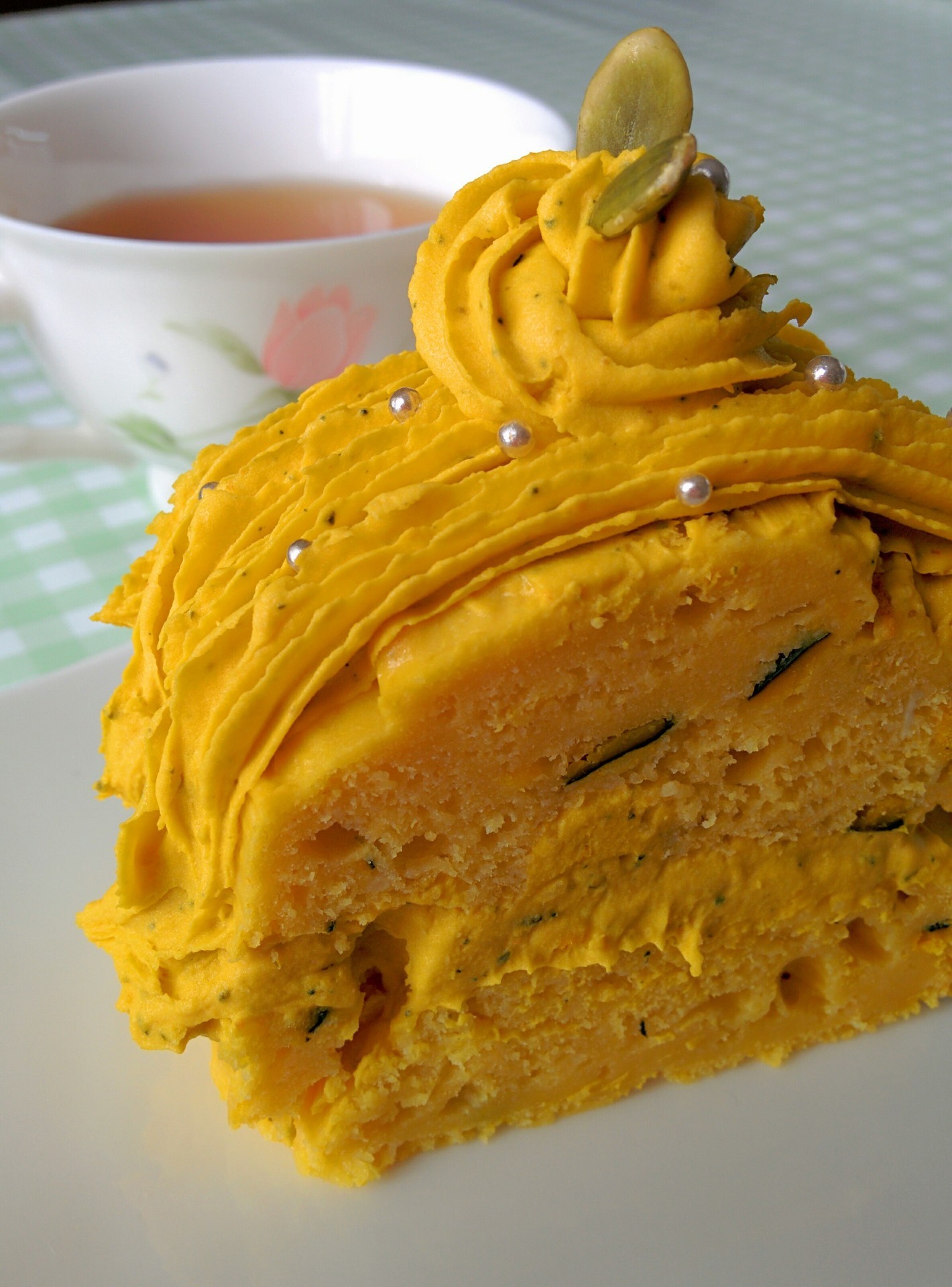 しっとり もっちり かぼちゃケーキ ホットケーキミックス 豆腐 かぼちゃで簡単かぼちゃケーキ Himawari