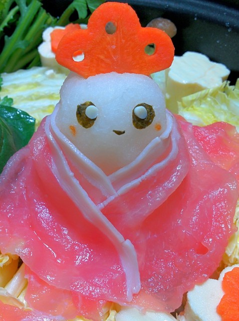 ひな祭りデコ鍋