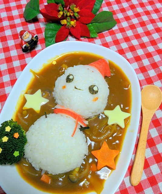 クリスマスデコカレー
