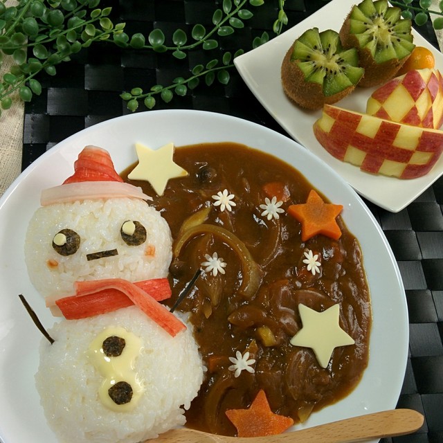 クリスマスデコカレー