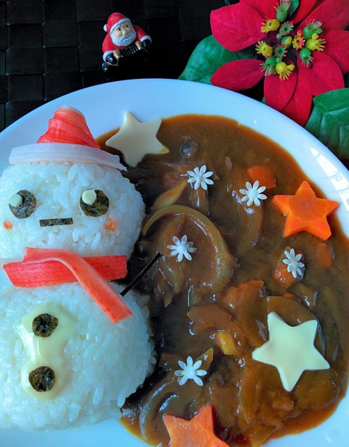クリスマスデコカレー