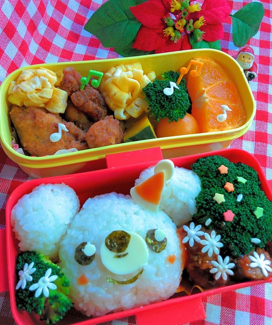 クリスマスキャラ弁当