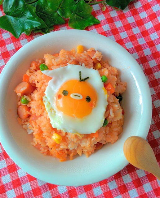 可愛いチャーハン