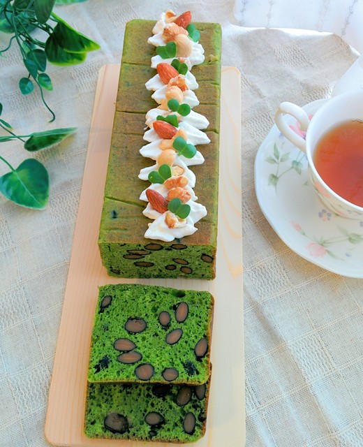 ほうれん草のパウンドケーキ